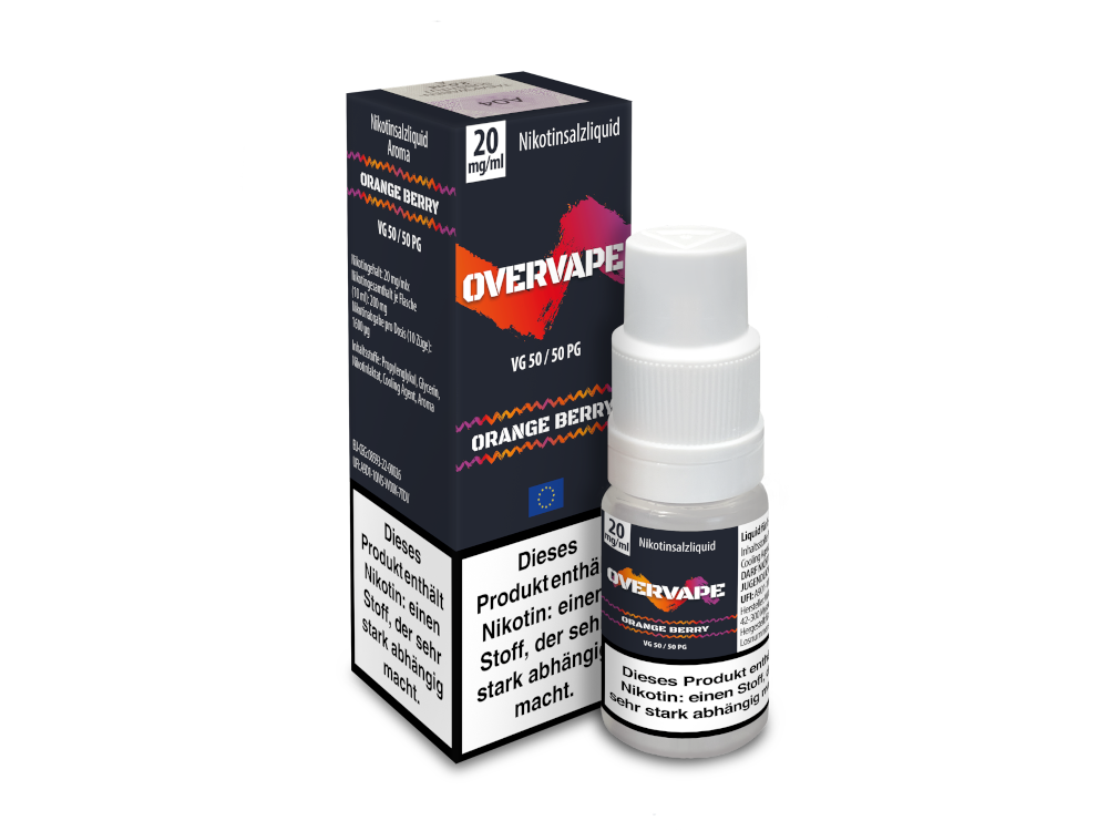 Overvape - Orange Berry - Nikotinsalz Liquid 20 mg/ml 560er Packung