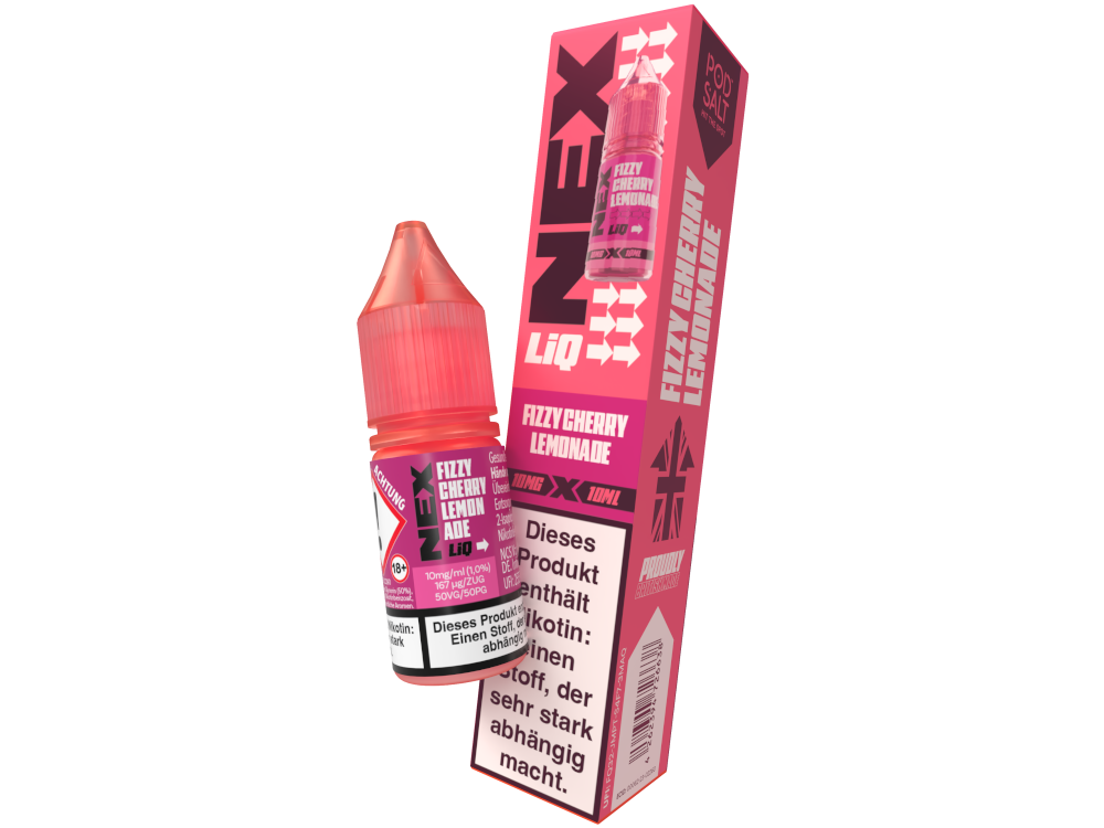 Pod Salt - NexLiq - Fizzy Cherry Lemonade - Nikotinsalz Liquid 10 mg/ml 200er Packung