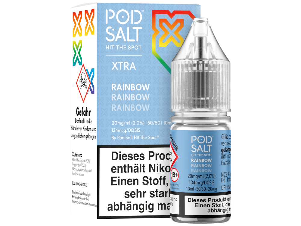 Pod Salt X - Rainbow - Nikotinsalz Liquid 20 mg/ml
