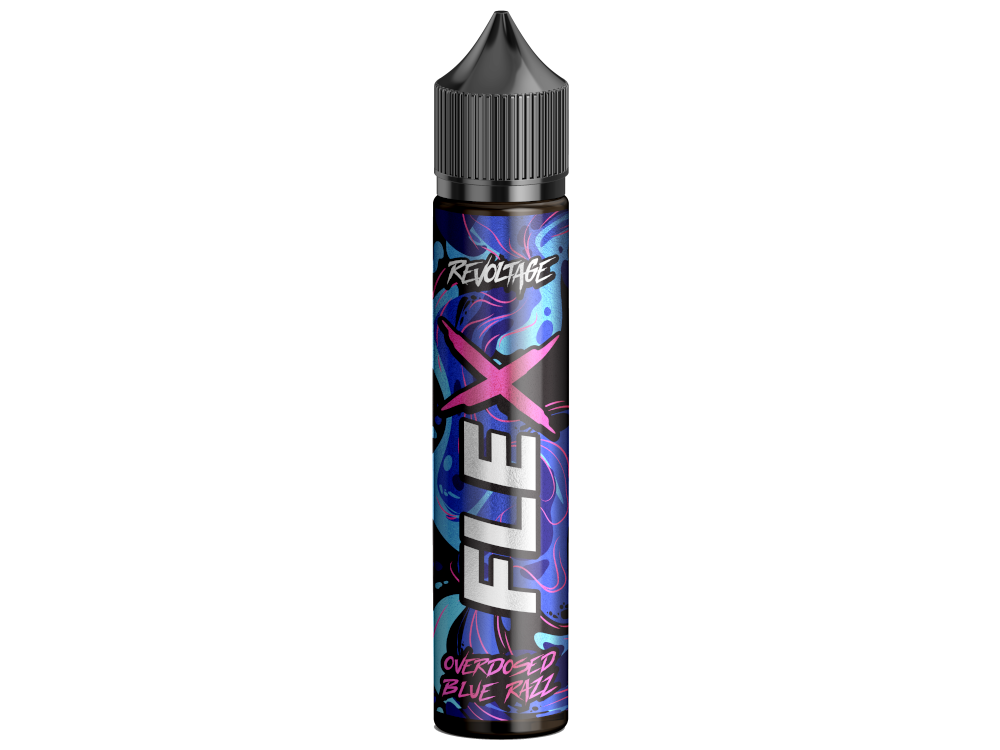 Revoltage - FLEX - Aroma Overdosed Blue Razz 10 ml 15er Packung