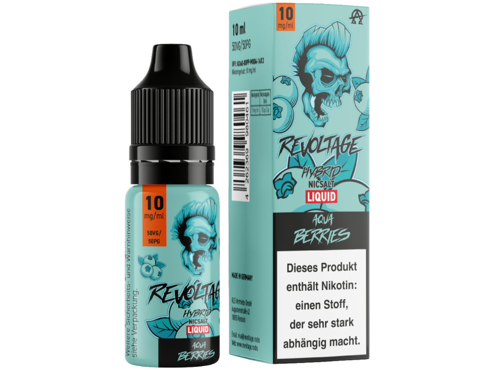 Revoltage - Aqua Berries - Hybrid Nikotinsalz Liquid 10 mg/ml