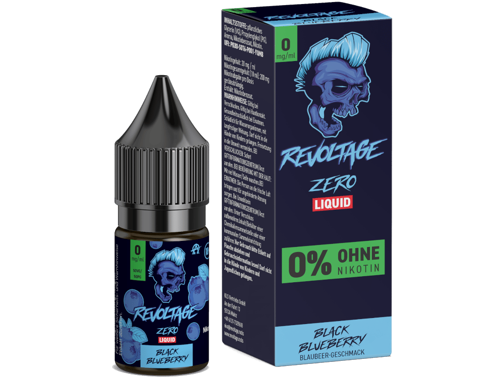 Revoltage - Black Blueberry - Hybrid Nikotinsalz Liquid 0 mg/ml 15er Packung