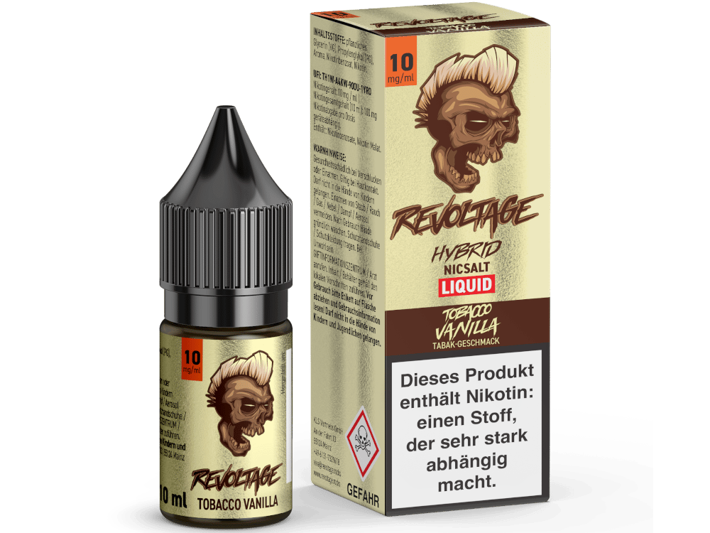 Revoltage - Tobacco Vanilla - Hybrid Nikotinsalz Liquid 10 mg/ml 15er Packung