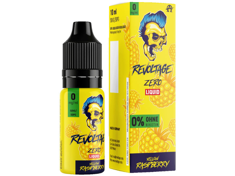 Revoltage - Yellow Raspberry - Hybrid Nikotinsalz Liquid 0 mg/ml