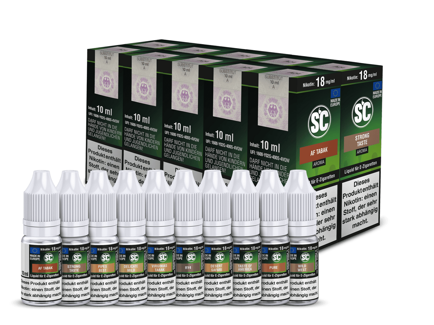 SC Liquid - Tobacco Probierbox 6 mg/ml