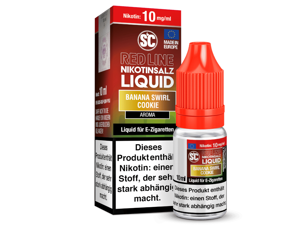 SC - Red Line - Banana Swirl Cookie - Nikotinsalz Liquid 10 mg/ml