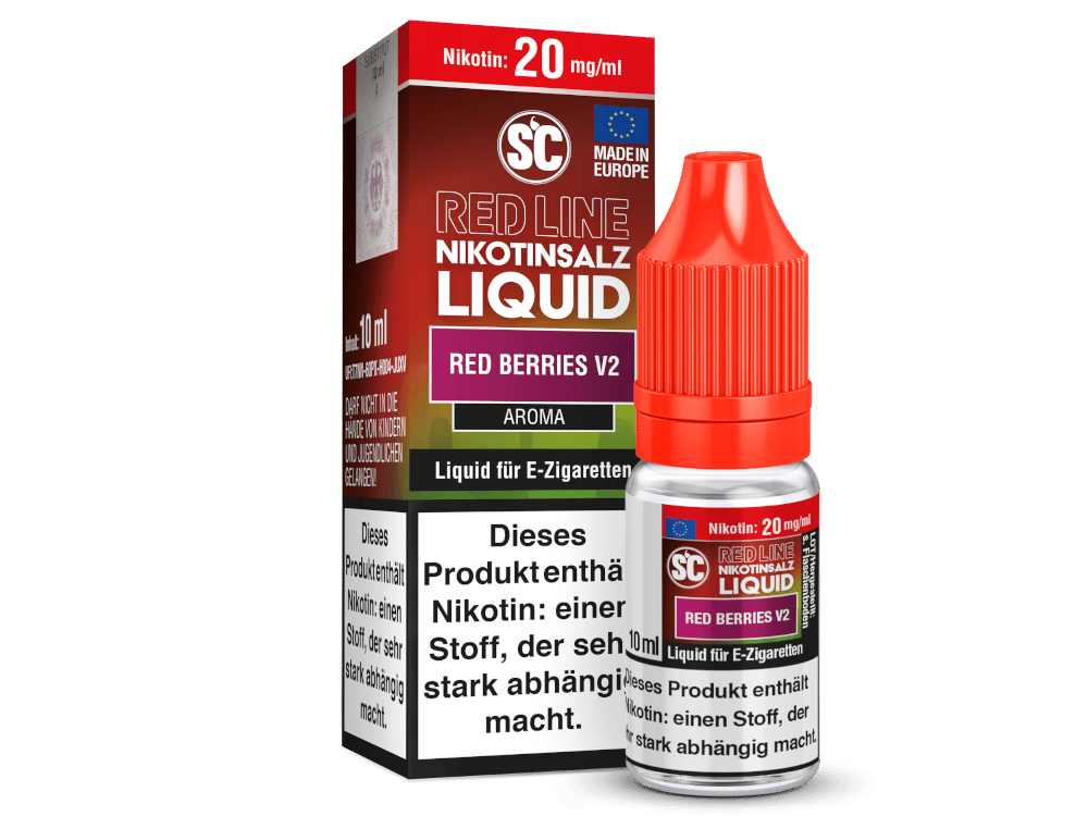 SC - Red Line - Red Berries V2 - Nikotinsalz Liquid 20 mg/ml 10er Packung