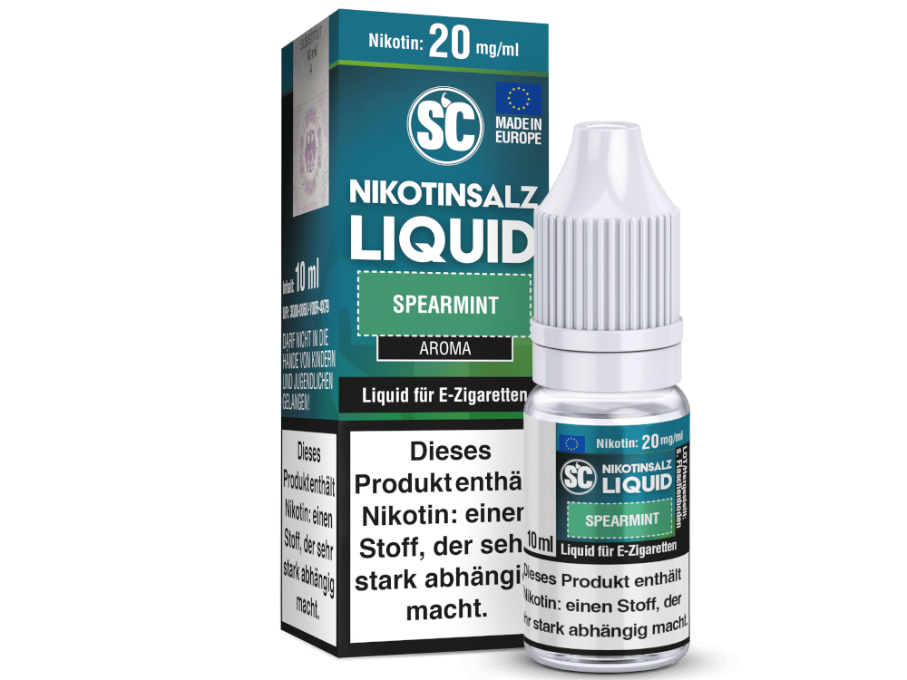 SC - Spearmint - Nikotinsalz Liquid 20 mg/ml 10er Packung