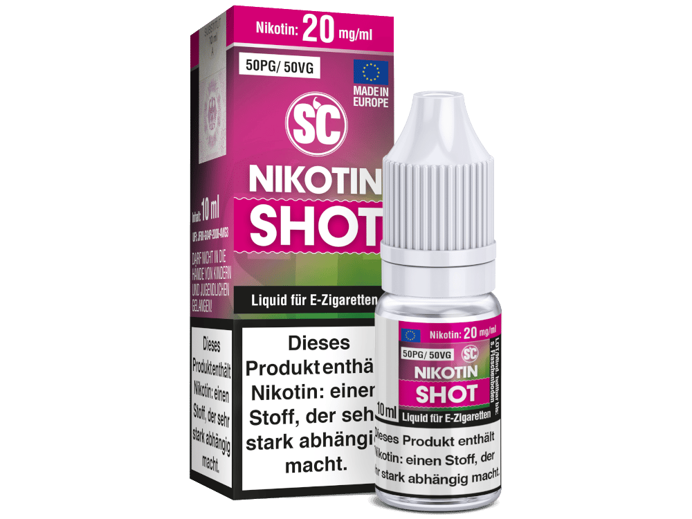 SC - 10 ml Nikotin Shot 50PG/50VG 20 mg/ml
