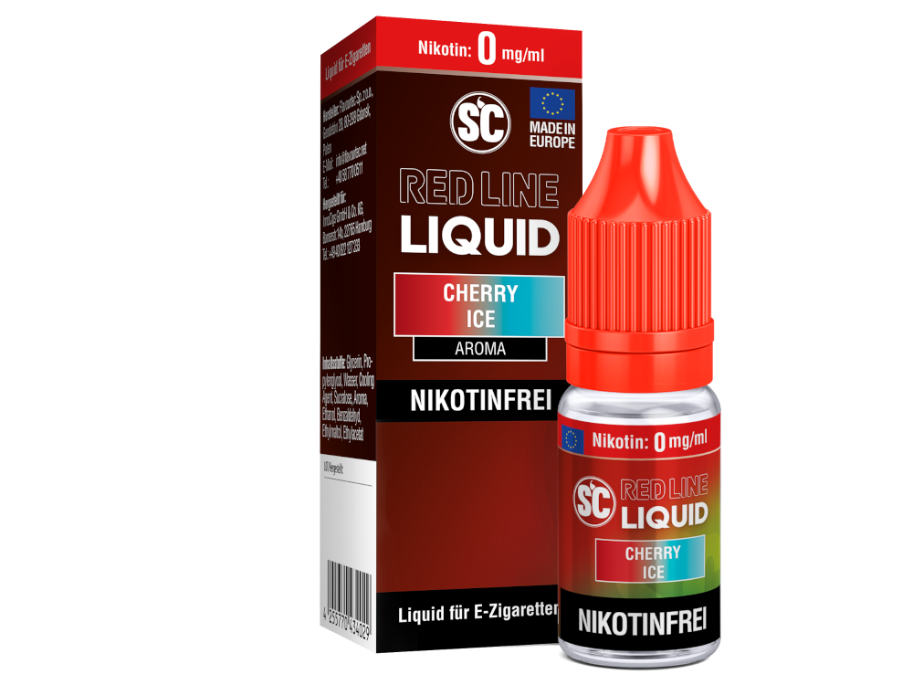 SC - Red Line - Cherry Ice - Nikotinsalz Liquid 10er Packung