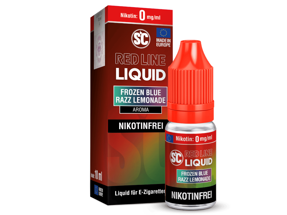 SC - Red Line - Frozen Blue Razz Lemonade - Nikotinsalz Liquid 0 mg/ml 10er Packung