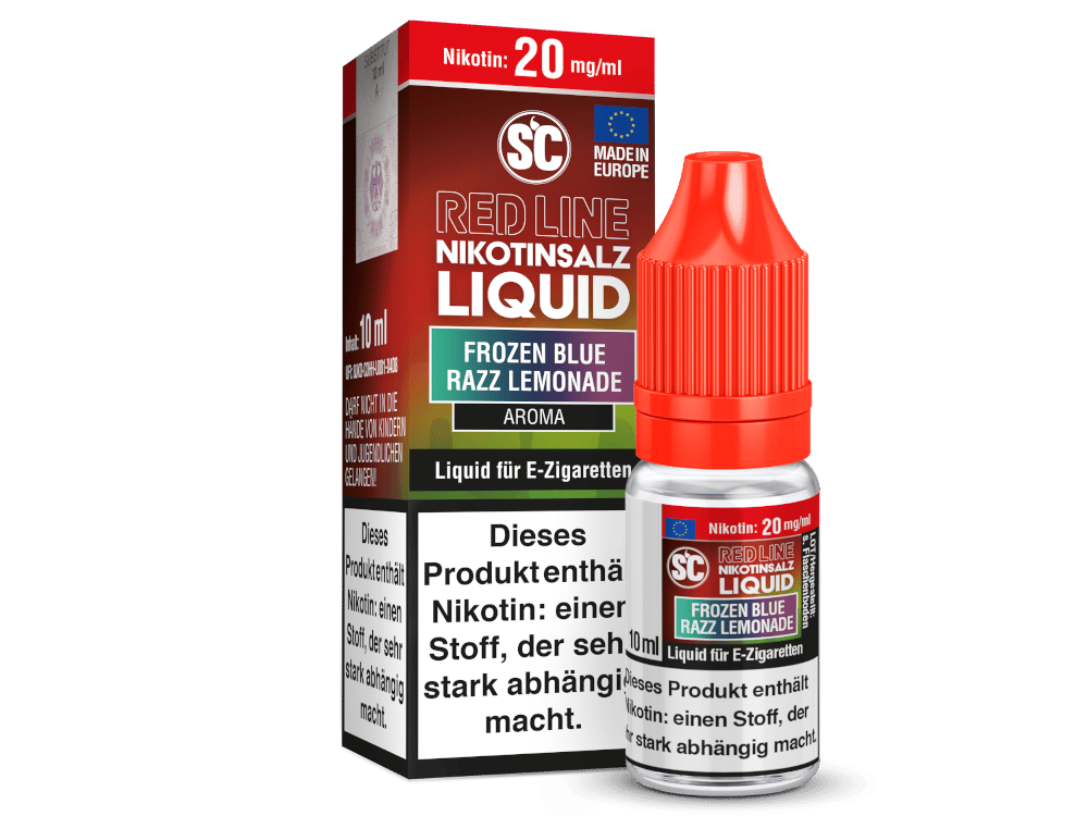 SC - Red Line - Frozen Blue Razz Lemonade - Nikotinsalz Liquid 20 mg/ml 10er Packung