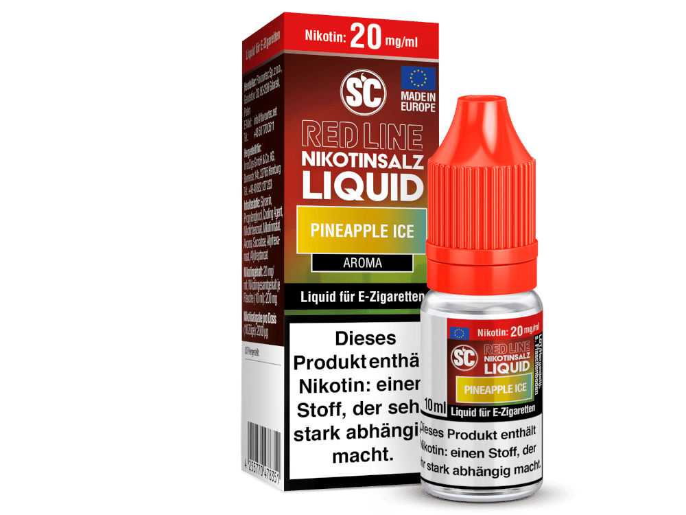 SC - Red Line - Pineapple Ice - Nikotinsalz Liquid 20 mg/ml 10er Packung