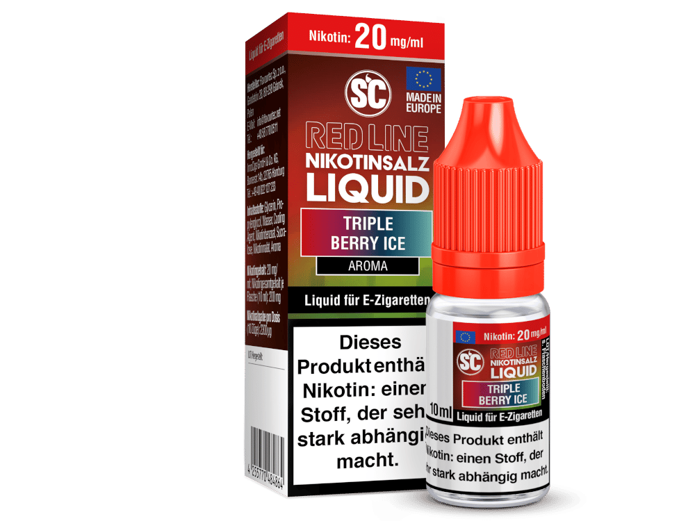 SC - Red Line - Triple Berry Ice - Nikotinsalz Liquid 20 mg/ml 10er Packung
