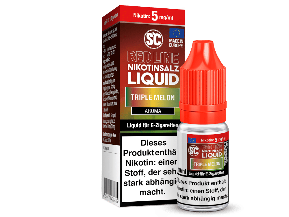 SC - Red Line - Triple Melon - Nikotinsalz Liquid 5 mg/ml 10er Packung