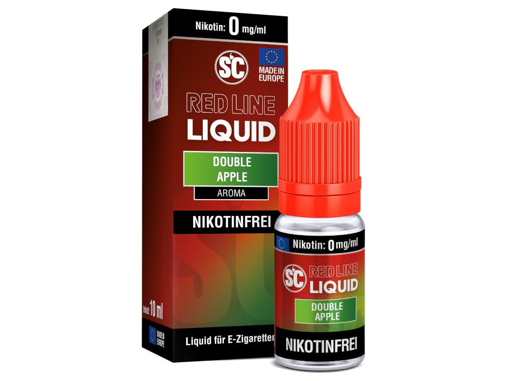 SC - Red Line Nikotin - Double Apple 0 mg/ml 500er Packung