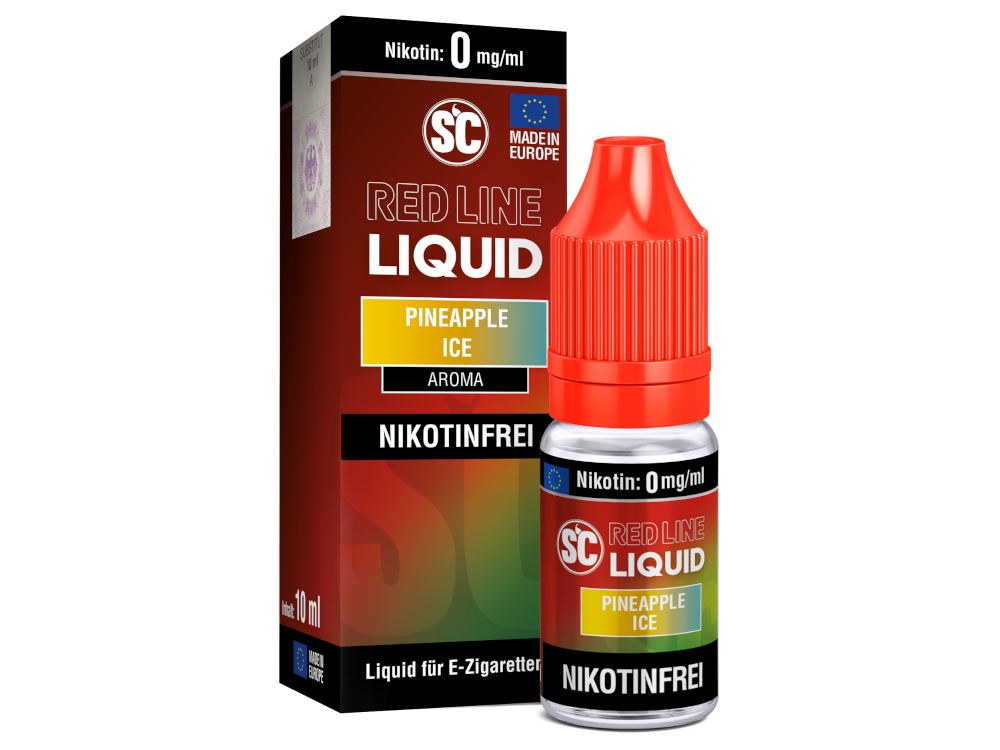 SC - Red Line Nikotin - Pineapple Ice 0 mg/ml 500er Packung