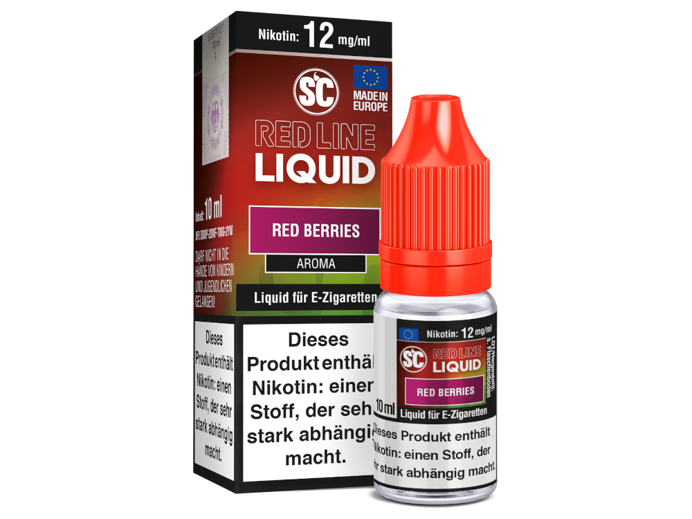 SC - Red Line Nikotin - Red Berries 12 mg/ml 10er Packung