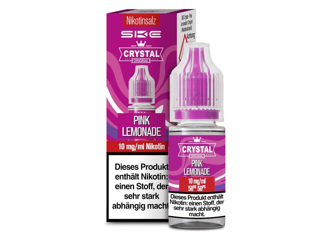 SKE - Crystal - Pink Lemonade - Nikotinsalz Liquid 10 mg/ml 10er Packung