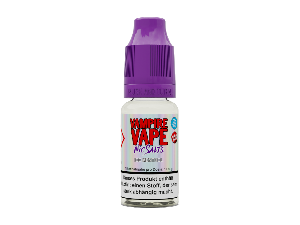 Vampire Vape - Ice Menthol - Nikotinsalz Liquid 20 mg/ml 10er Packung