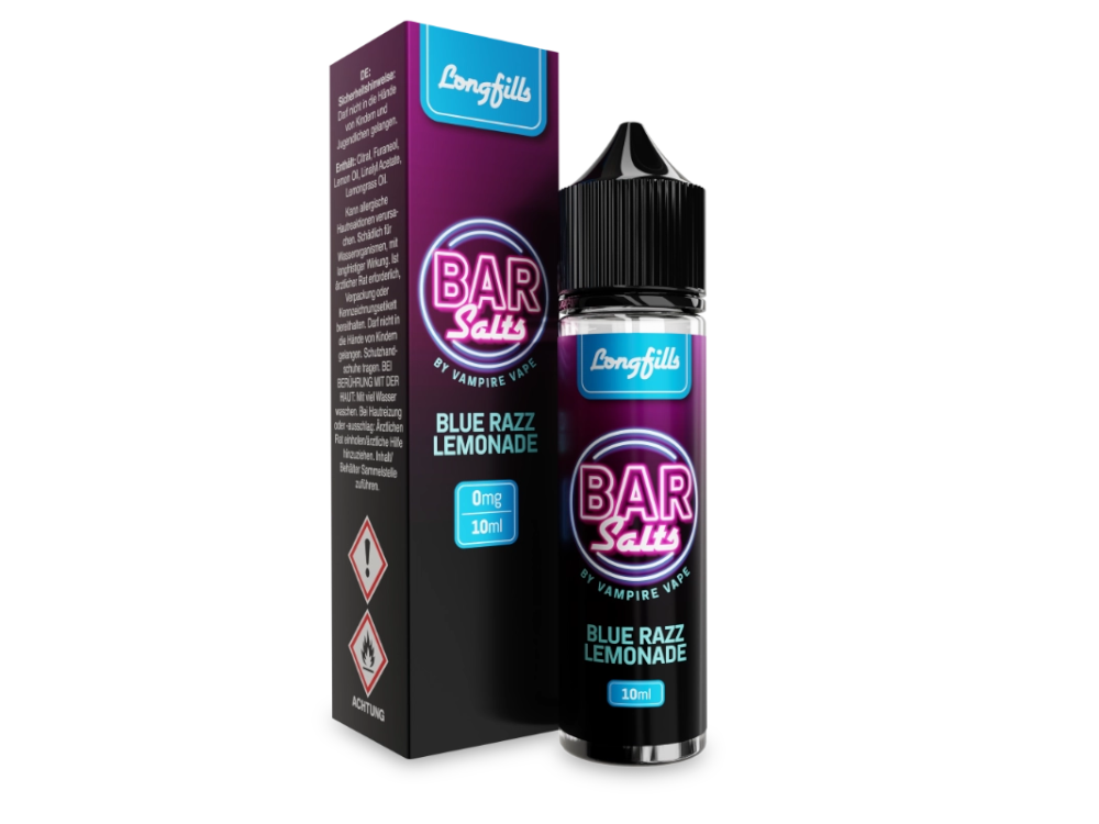 Vampire Vape - Bar Salts - Aroma Blue Razz Lemonade 10 ml 10er Packung