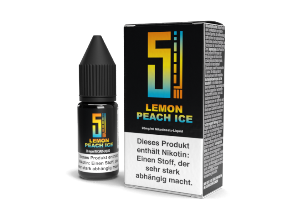 5EL - Lemon Peach Ice - Nikotinsalz Liquid 20 mg/ml