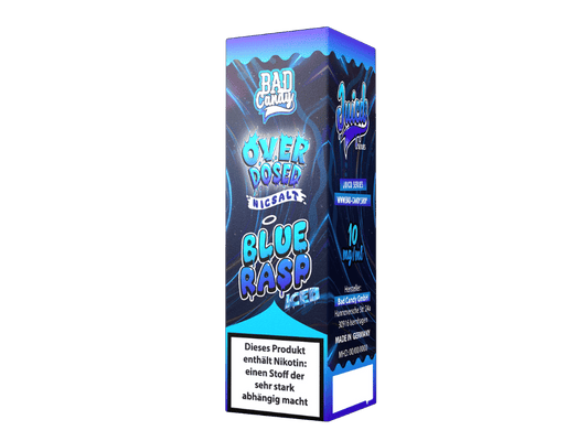 Bad Candy Liquids - Juicd - Overdosed Blue Rasp - Nikotinsalz Liquid 10 mg/ml