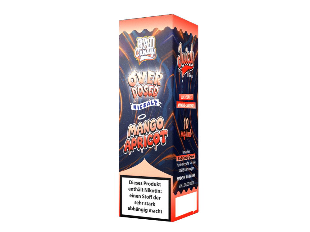 Bad Candy Liquids - Juicd - Overdosed Mango Apricot - Nikotinsalz Liquid 10 mg/ml