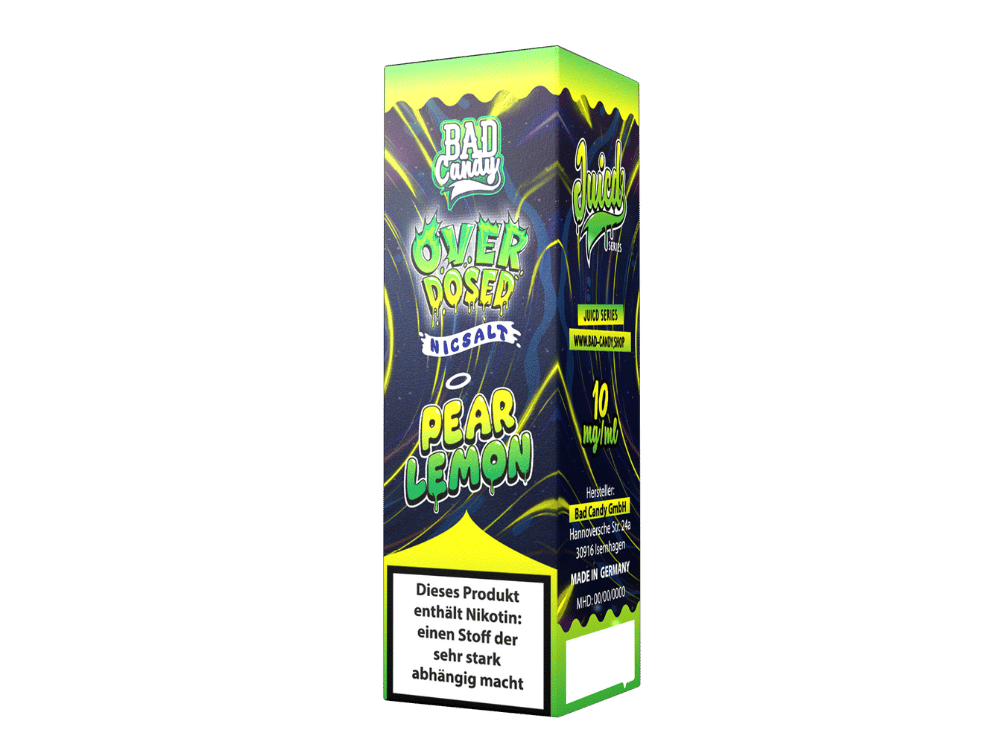 Bad Candy Liquids - Juicd - Overdosed Pear Lemon - Nikotinsalz Liquid 10 mg/ml 10er Packung