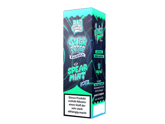 Bad Candy Liquids - Juicd - Overdosed Spearmint - Nikotinsalz Liquid 10 mg/ml