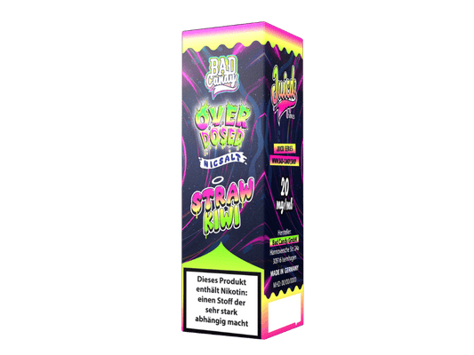 Bad Candy Liquids - Juicd - Overdosed Straw Kiwi - Nikotinsalz Liquid 20 mg/ml
