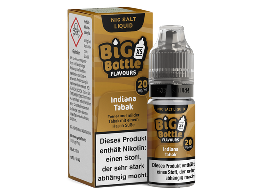 Big Bottle - Indiana Tabak - Nikotinsalz Liquid 20 mg/ml