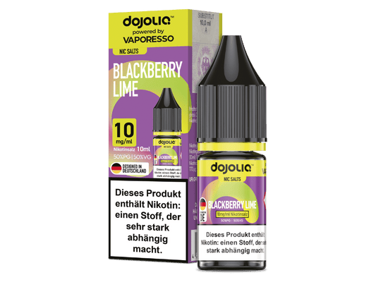 Vaporesso - Dojoliq - Blackberry Lime - Nikotinsalz Liquid 10 mg/ml 10er Packung