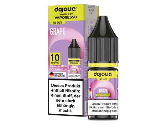 Vaporesso - Dojoliq - Grape - Nikotinsalz Liquid 10 mg/ml 10er Packung