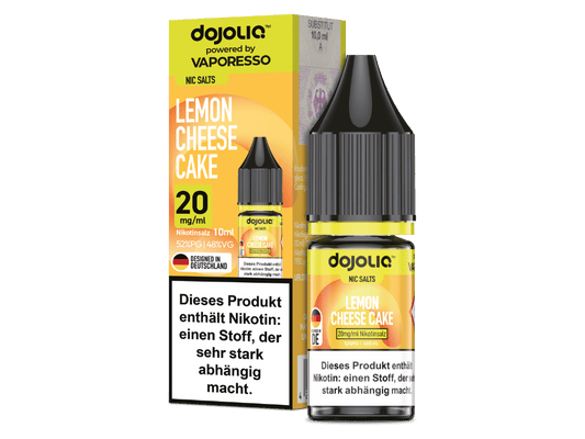Vaporesso - Dojoliq - Lemon Cheese Cake - Nikotinsalz Liquid 20 mg/ml 10er Packung