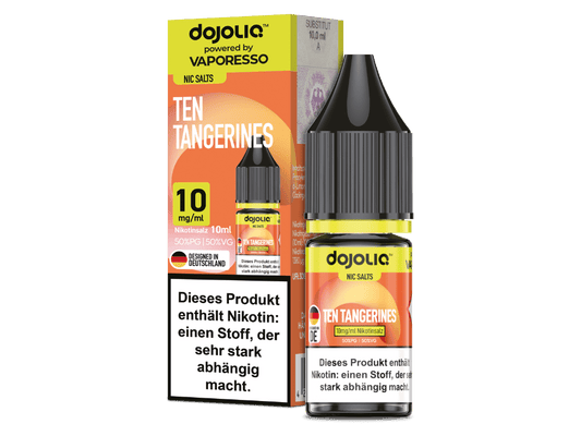 Vaporesso - Dojoliq - Ten Tangerines - Nikotinsalz Liquid 10 mg/ml 10er Packung