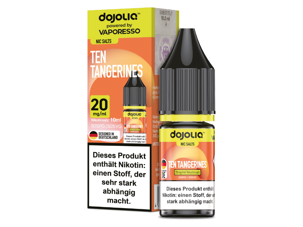 Vaporesso - Dojoliq - Ten Tangerines - Nikotinsalz Liquid 20 mg/ml