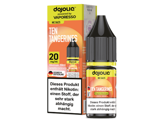 Vaporesso - Dojoliq - Ten Tangerines - Nikotinsalz Liquid 20 mg/ml 200er Packung