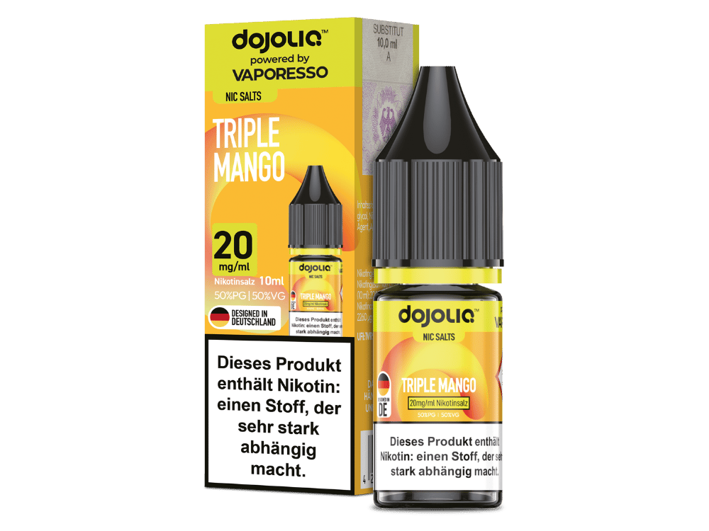 Vaporesso - Dojoliq - Triple Mango - Nikotinsalz Liquid 20 mg/ml
