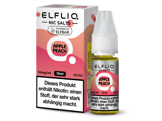 ELFLIQ - Apple Peach - Nikotinsalz Liquid 10 mg/ml