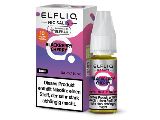 ELFLIQ - Blackberry Cherry - Nikotinsalz Liquid 10 mg/ml