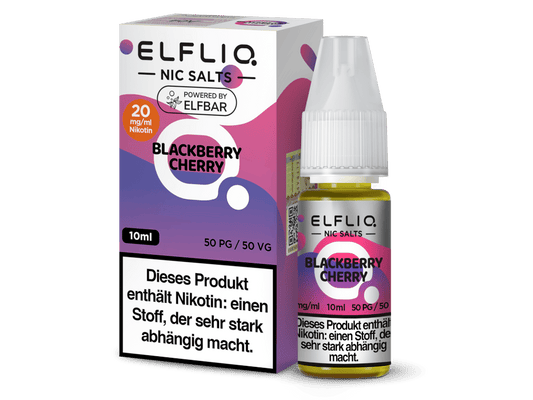 ELFLIQ - Blackberry Cherry - Nikotinsalz Liquid 20 mg/ml