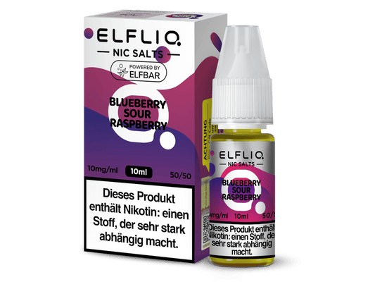 ELFLIQ - Blueberry Sour Raspberry - Nikotinsalz Liquid 10 mg/ml