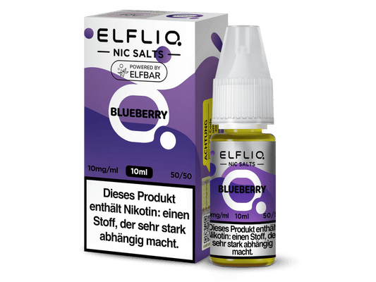 ELFLIQ - Blueberry - Nikotinsalz Liquid 10 mg/ml