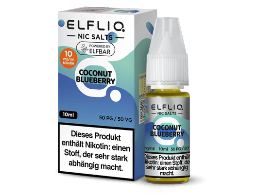 ELFLIQ - Coconut Blueberry - Nikotinsalz Liquid 10 mg/ml