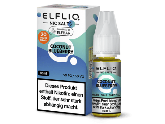 ELFLIQ - Coconut Blueberry - Nikotinsalz Liquid 20 mg/ml