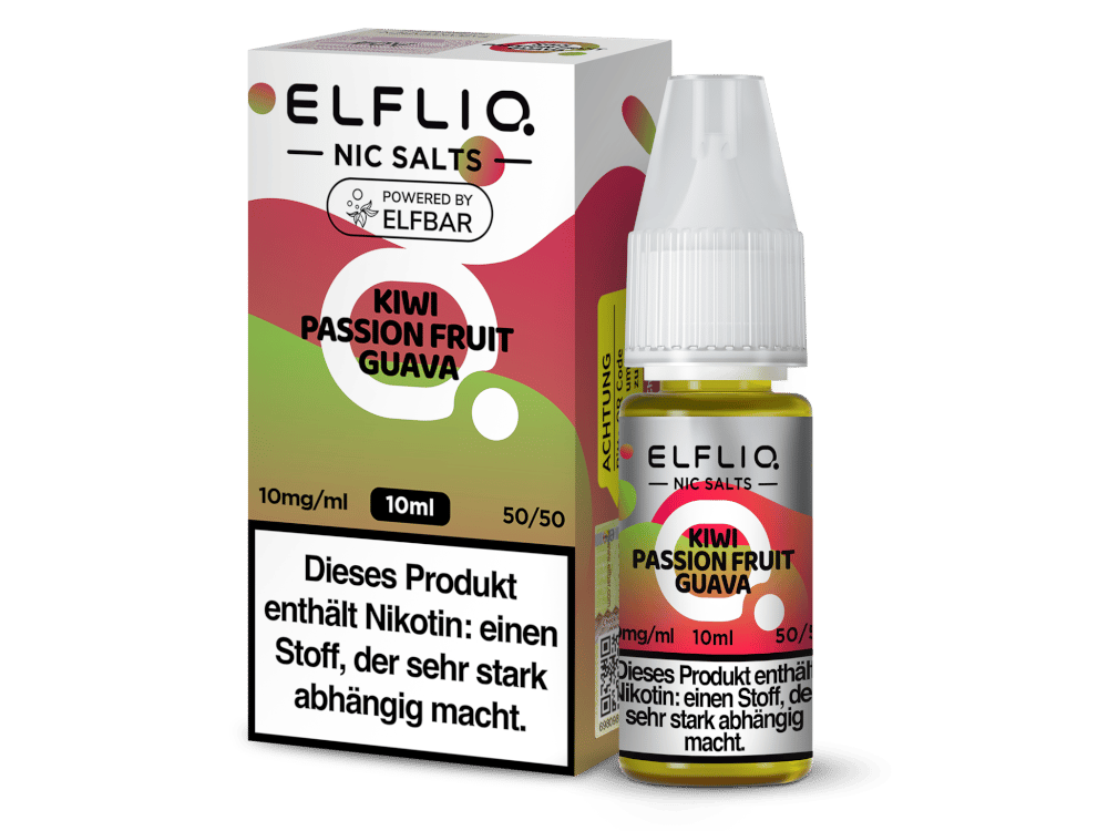 ELFLIQ - Kiwi Passion Fruit Guava - Nikotinsalz Liquid 10 mg/ml