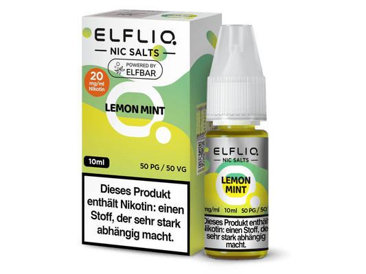 ELFLIQ - Lemon Mint - Nikotinsalz Liquid 20 mg/ml