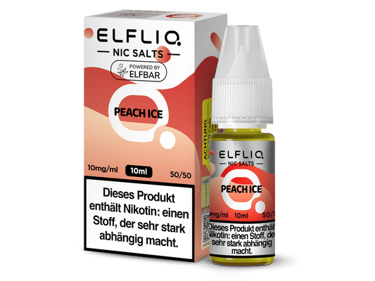 ELFLIQ - Peach Ice - Nikotinsalz Liquid 10 mg/ml