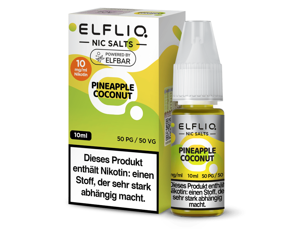 ELFLIQ - Pineapple Coconut - Nikotinsalz Liquid 10 mg/ml